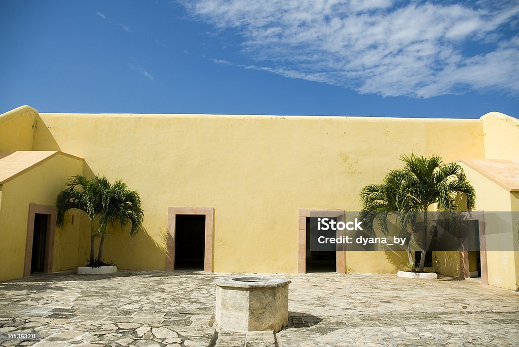 San miguel fort Campeche, Messico - Foto stock royalty-free di Ambientazione esterna