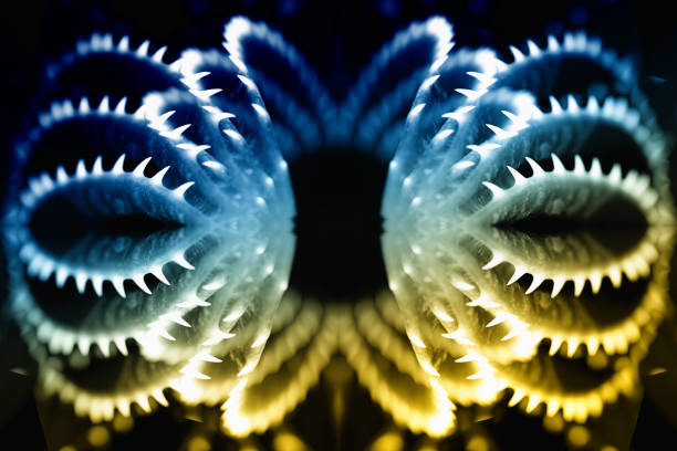istock Abstract wallppaper of a cactus plant 1443533503