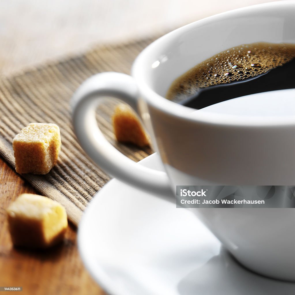 Close-up of a чашкой кофе - Стоковые фото Кофе - напиток роялти-фри