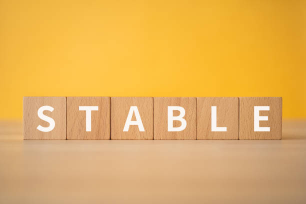 istock Wooden blocks with 