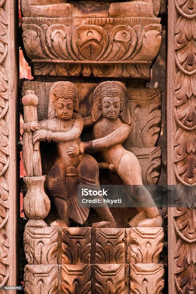 Nepalí erótico escultura - Foto de stock de Arquitectura libre de derechos