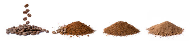 istock coffee beans and coffee powder 1443544924