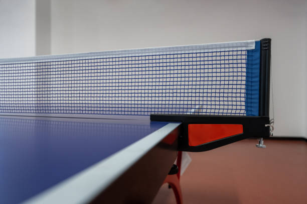 istock Close up of table tennis and billiards net 1443545781