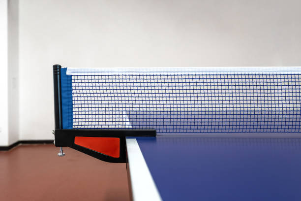 istock Close up of table tennis and billiards net 1443545791