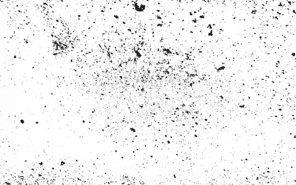 istock Grunge texture effect. Distressed overlay rough textured. Abstract vintage monochrome. Black isolated on white background. Graphic design element halftone style concept for banner, flyer, poster, etc 1443546090