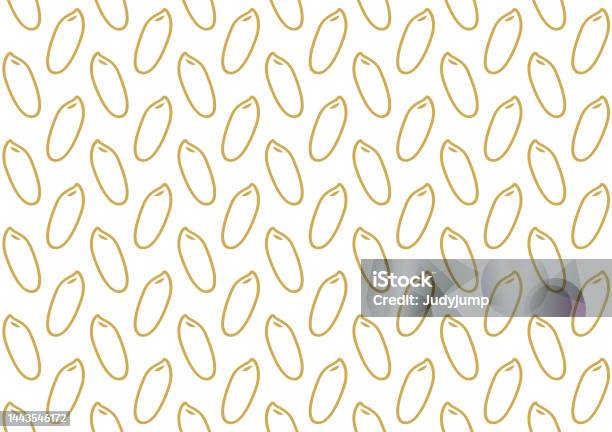 Random Rice Shape Rice Pattern Wallpaper Rice Vector Free Space For Text Copy Space Paddy ...