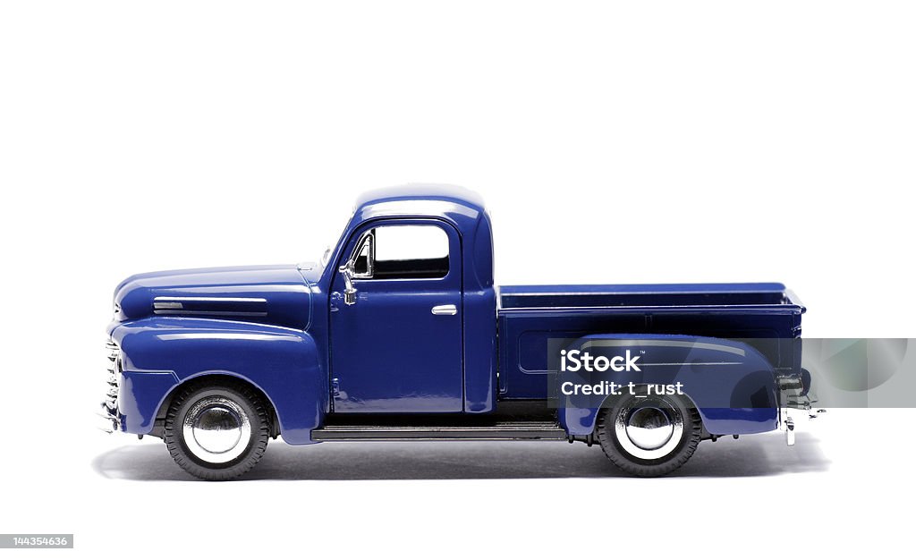 Blu giocattolo auto Camion Pick-Up - Foto stock royalty-free di Giocattolo