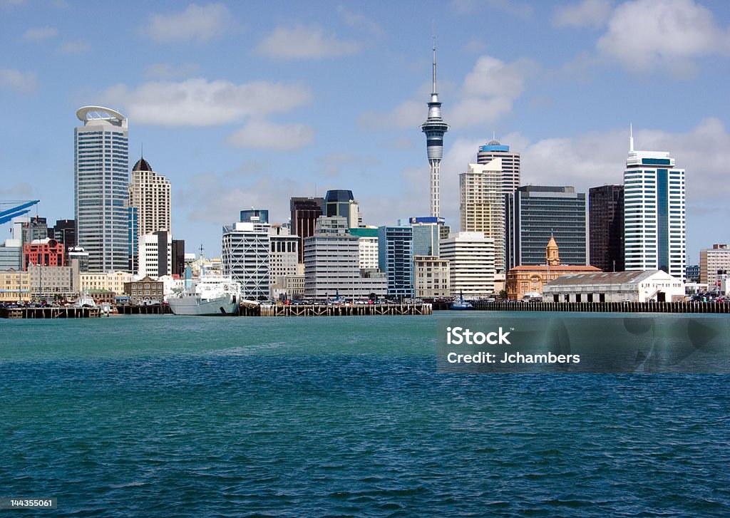 Skyline di Auckland - Foto stock royalty-free di Ambientazione esterna