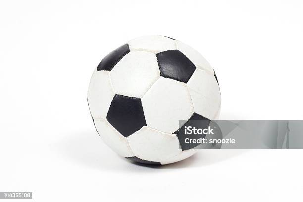 Foto de De Futebol e mais fotos de stock de Bola - Bola, Bola de Futebol, Branco