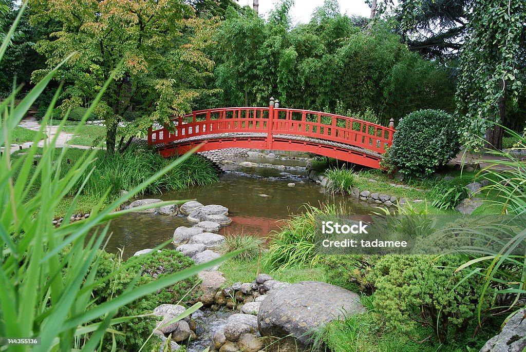 Le jardin japonais - Photo de Jardin zen libre de droits