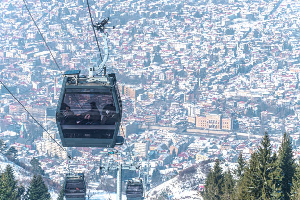 Sarajevo Cable Car stock photo