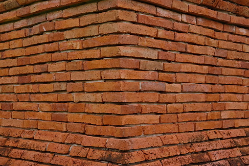 Old Bricks wall Ayutthaya background