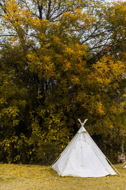 istock Camping tents in campsite 1443561690