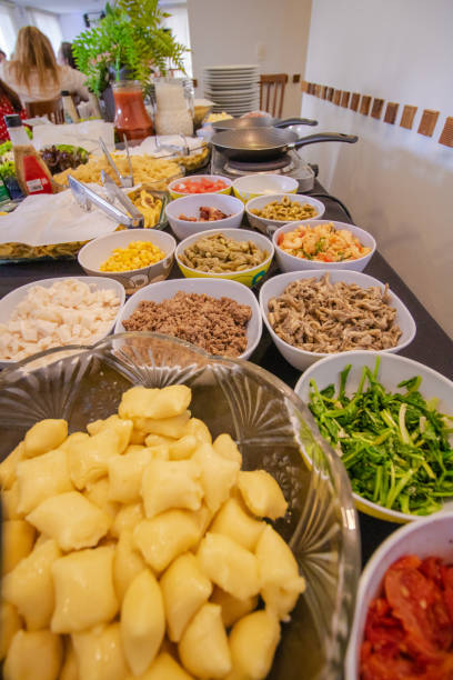 istock White bowls with food ingredients 1443563804