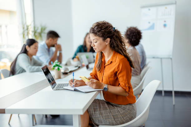 istock Businesswoman Working 1443565050