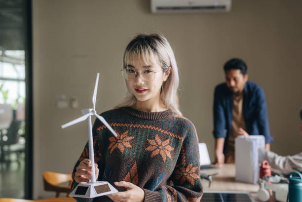 istock Young businesswoman confidently smiling for her success project 1443565334