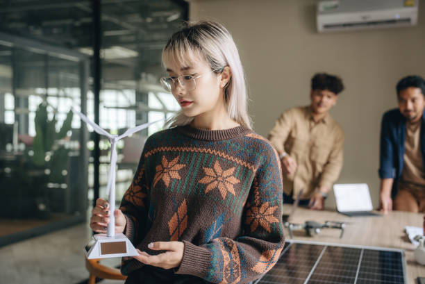 istock An asian businesswoman with confidence and creativity. 1443565391