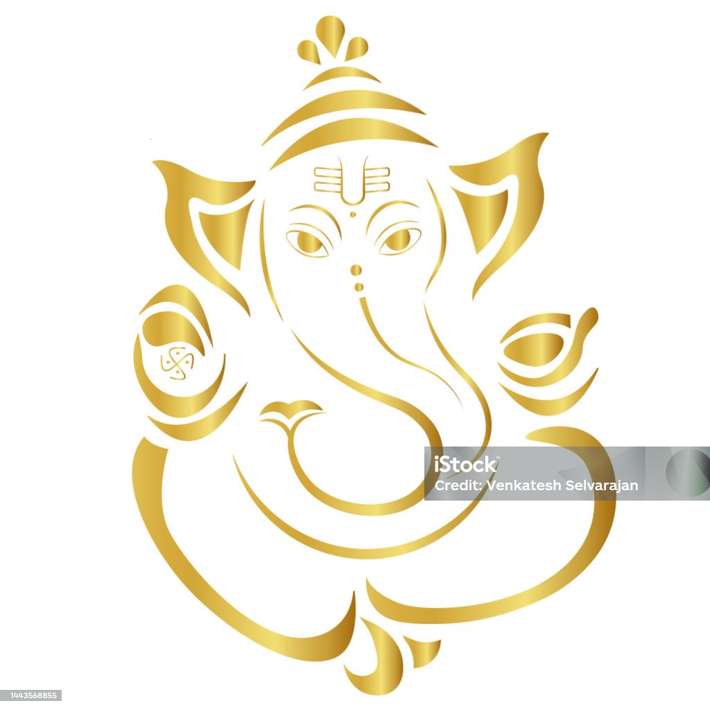 Hindu God Vinayaha Ganapathy Vector Illustration Stock ...