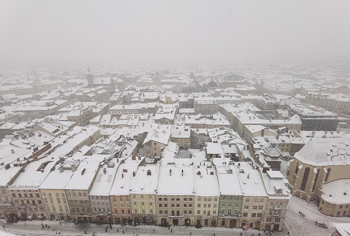 Panorama view of Lviv