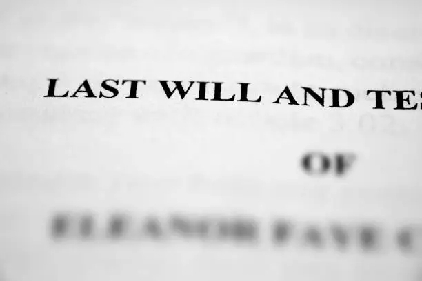 Photo of Last Will and Testament Legal Documents for Estate Planning