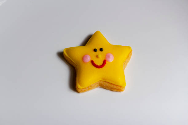 istock Christmas cookies isolated on a white plate 1443572376