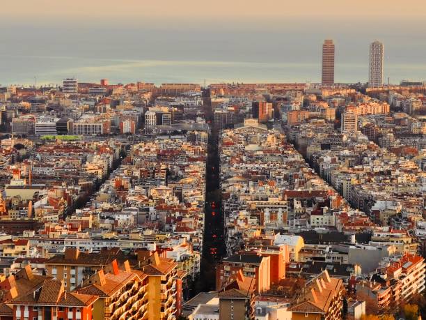 istock The panorama view of Barcelona, Spain 1443576854