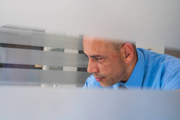 istock Security guards are inside the building that they take care of making sure that everything is in order 1443580839