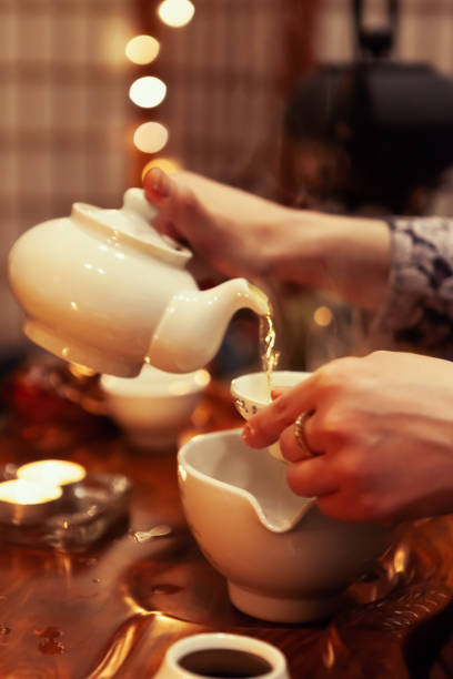 istock Blurred background - Japanese tea party 1443581092