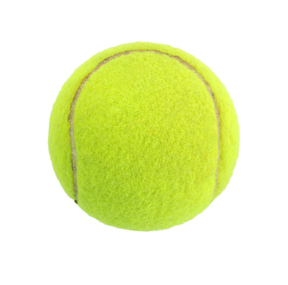 tennis ball isolated on white  background