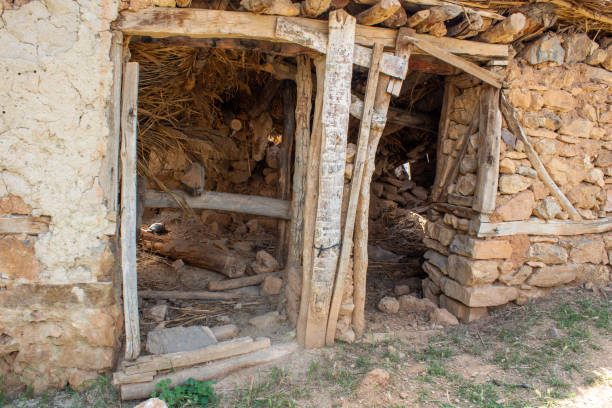 istock Old abandoned stone house 1443586958