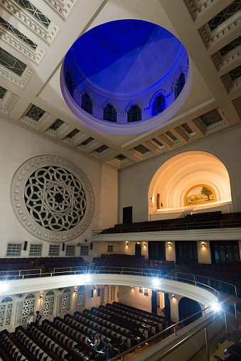 The Great Israelite Temple in downtown Rio de Janeiro, Brazil, a landmark for local Judaism.