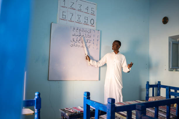 istock Teacher during lecture in the classroom 1443608513