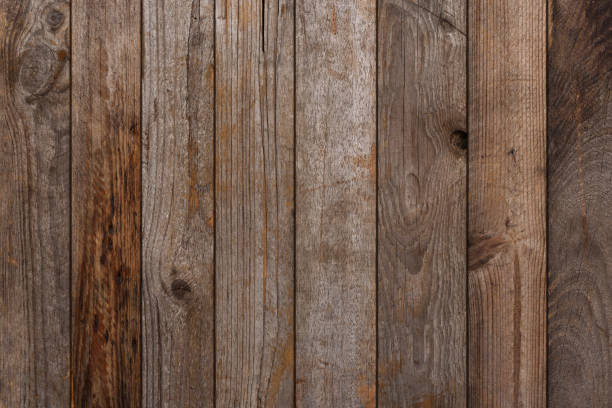 istock Weathered wood texture. Rustic old wooden planks 1443610967