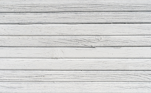 Wooden board background. White old table desk or floor texture plank surface. Copy space. High quality photo