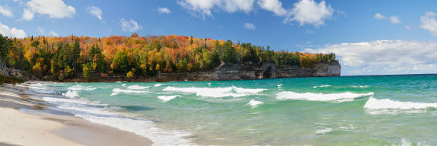istock Autumn on Lake Michigan 1443618188