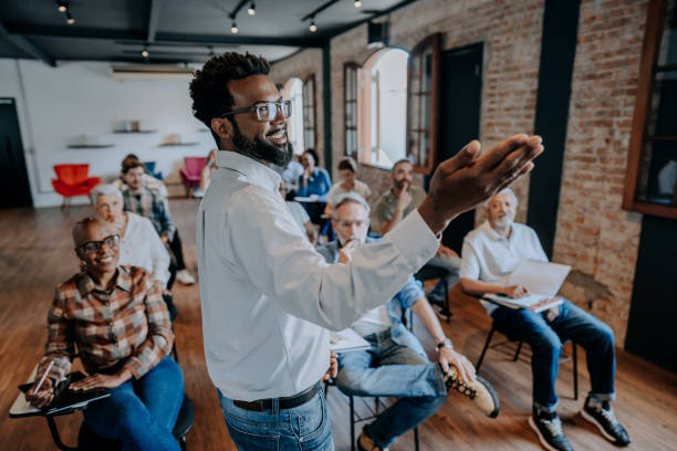 istock Adult students in the classroom 1443627588