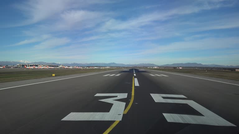 Milano Malpensa Departure Runway 35L Time Lapse (Cockpit POV)