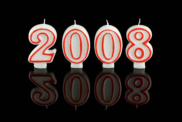 istock Happy New Year candles 2008 144362784