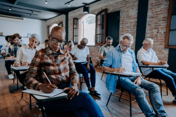 istock Adult students in the classroom 1443628203