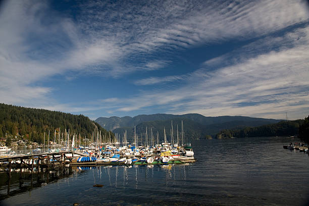 istock Yachts in Deep Cove, Vancouver Canada 144362947