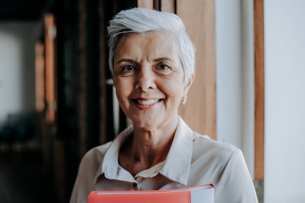 istock Portrait of a senior teacher 1443629650