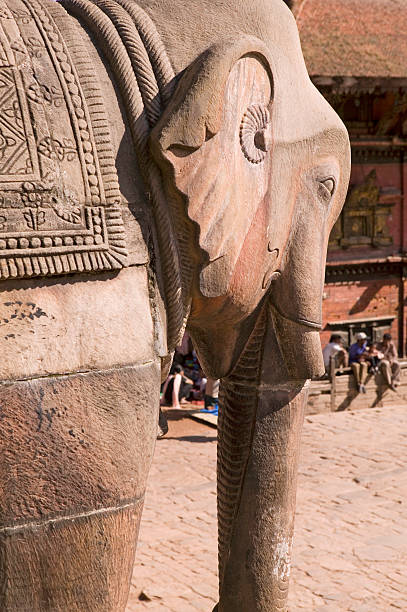 Nyatapola Hindu Temple stock photo