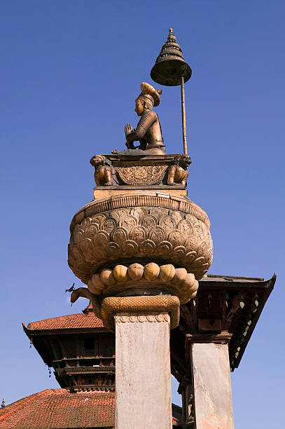 King Bhupatindra Malla's Column stock photo