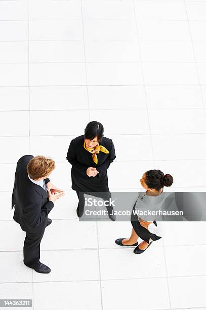 Business People Discussing Stock Photo - Download Image Now - High Angle View, Business, Business Meeting