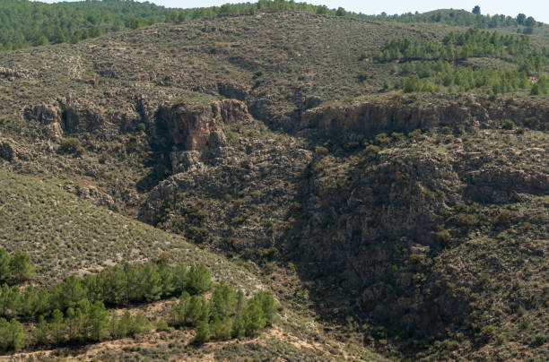 istock steep terrain on a mountain in southern Spain 1443632590