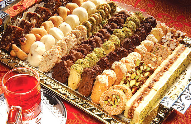 Arabian Cakes stock photo