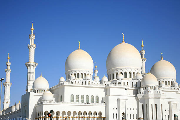 Sheikh Zayed Mosque Ahu Dhabi Stock Photo - Download Image Now - Abu Dhabi,  Arabia, Architectural Dome - iStock