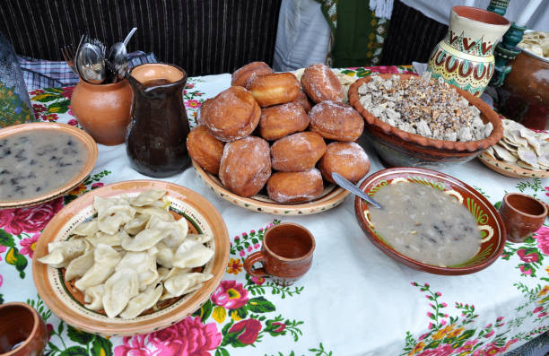 istock Traditional Ukrainian Christmas dishes 1443642423