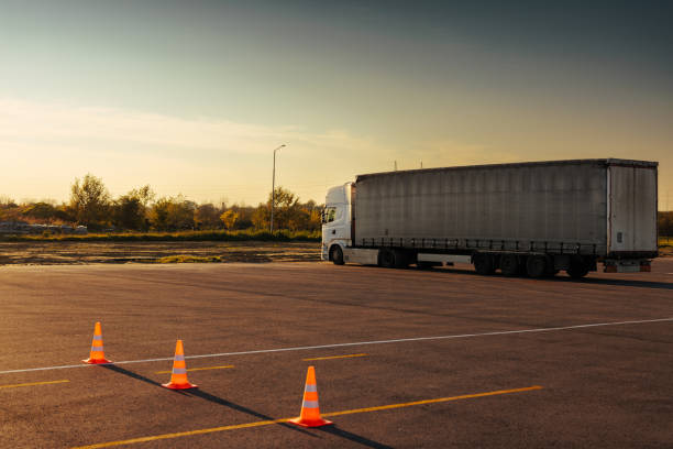 istock Truck parked for weekend. 1443643089