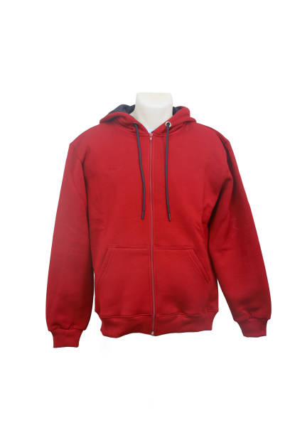 istock red sweater isolated on white background. 1443652754